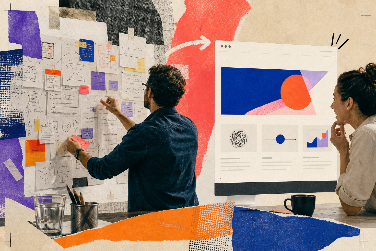 Startup founder turning a complicated idea into a clear website story
