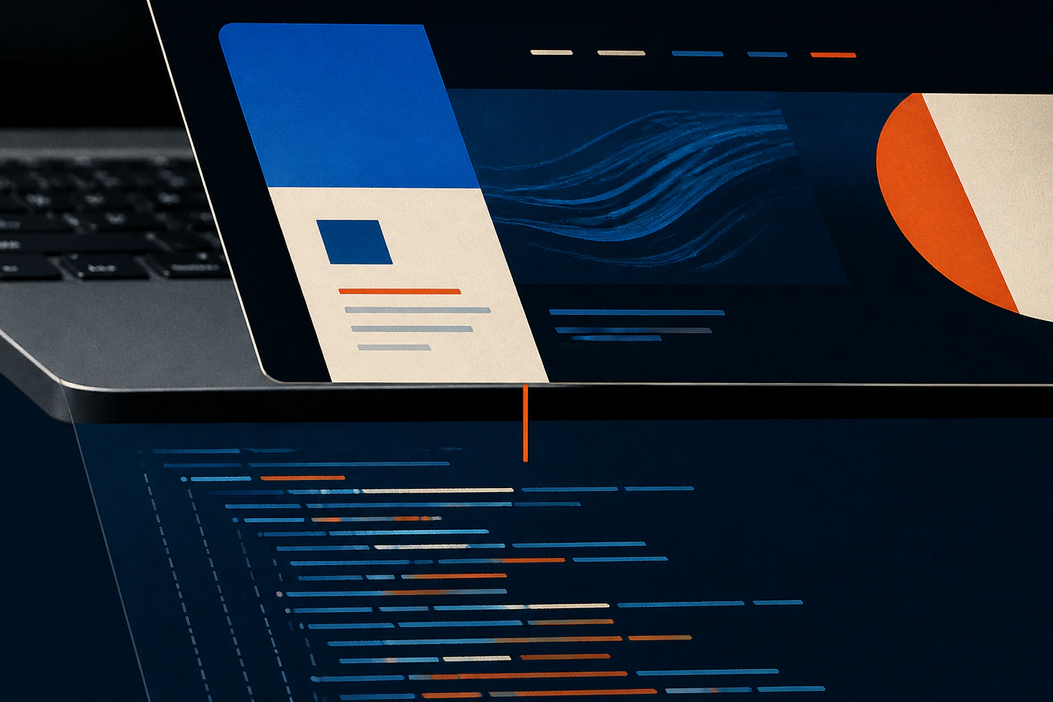Cutaway website showing an interactive JavaScript layer and crawlable HTML underneath
