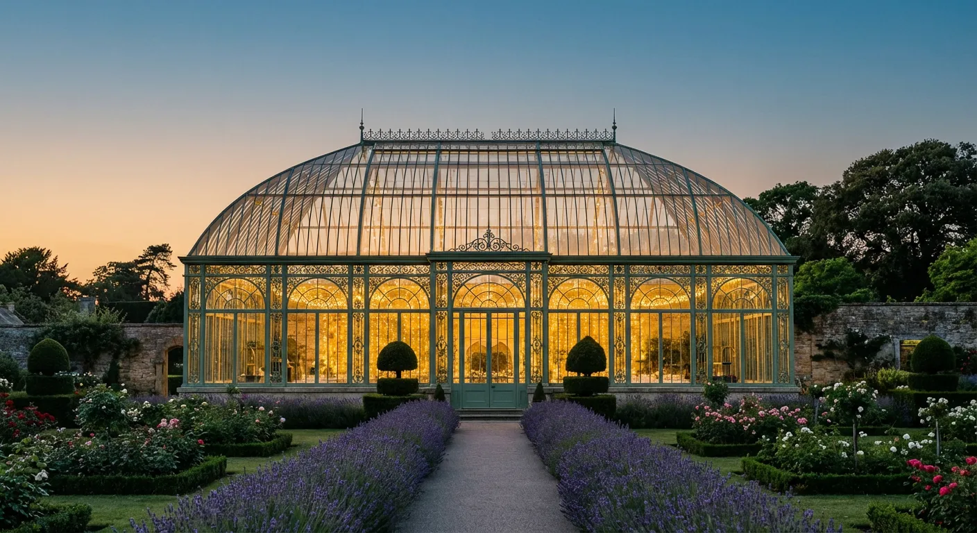 The Glasshouse at dusk