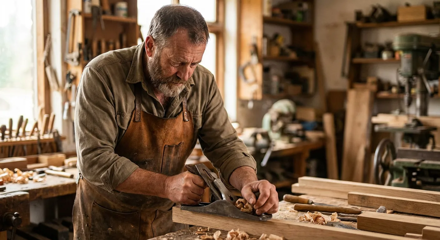 Master craftsman at work