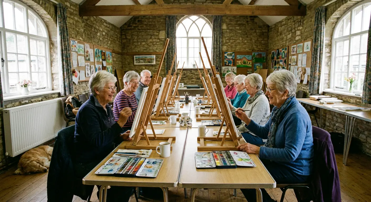 Art club in session